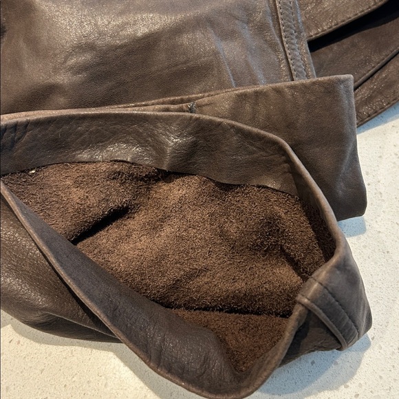 DANIER Genuine Sheepskin Leather Pants Women’s Size 32 Chocolate Brown - Picture 17 of 17